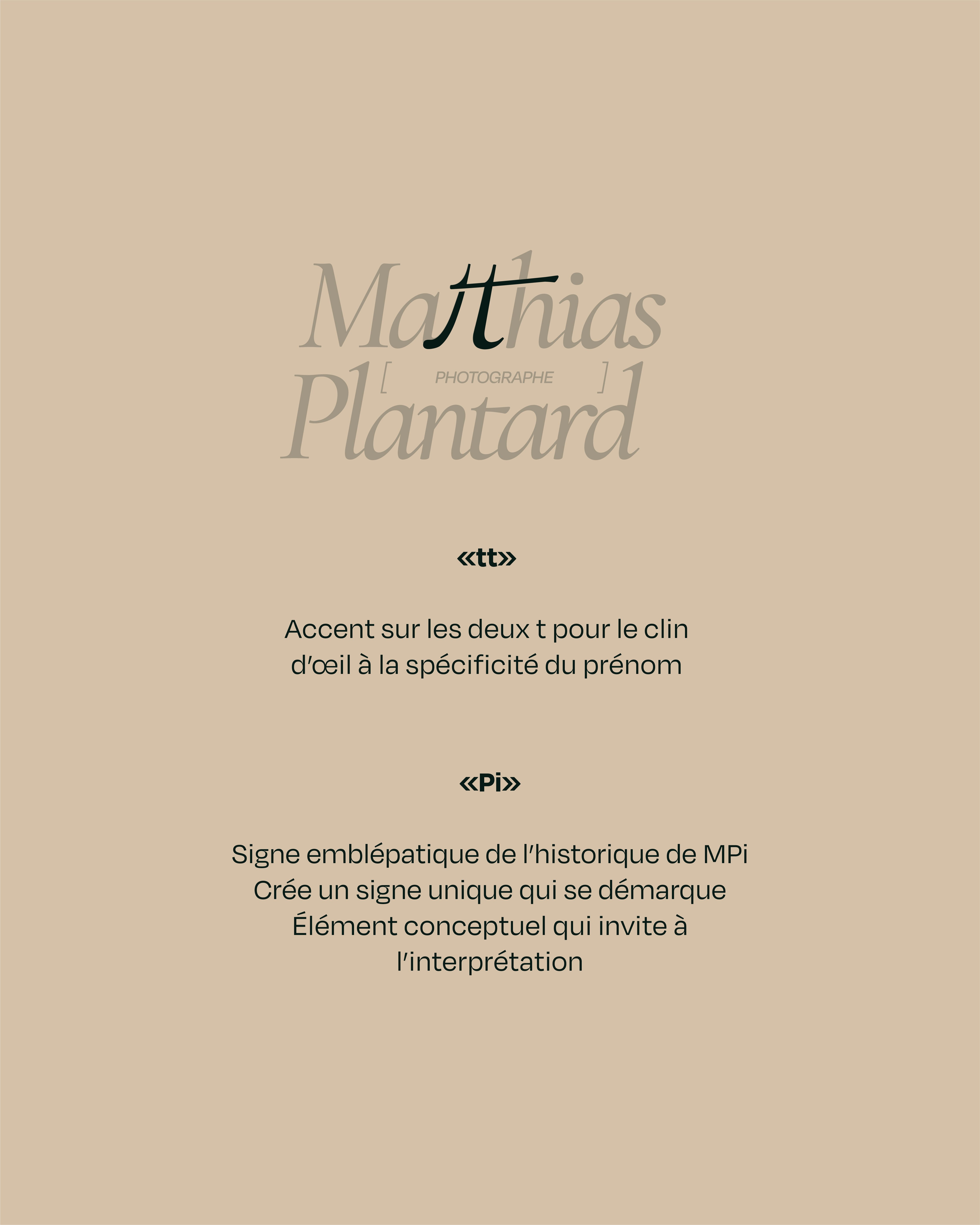 Détails du projet Matthias Plantard